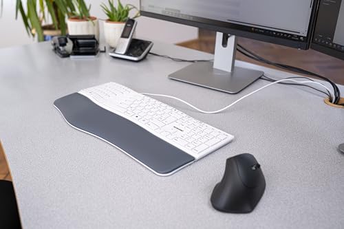 CHERRY KC 4500 Ergo, Ergonomische Tastatur, Deutsch QWERTZ, Weiß-Grau – Ansicht 4