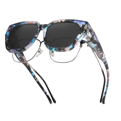 Image of HAOLOTA Polarized Fit Over Glasses Sunglasses for Women UV Protection