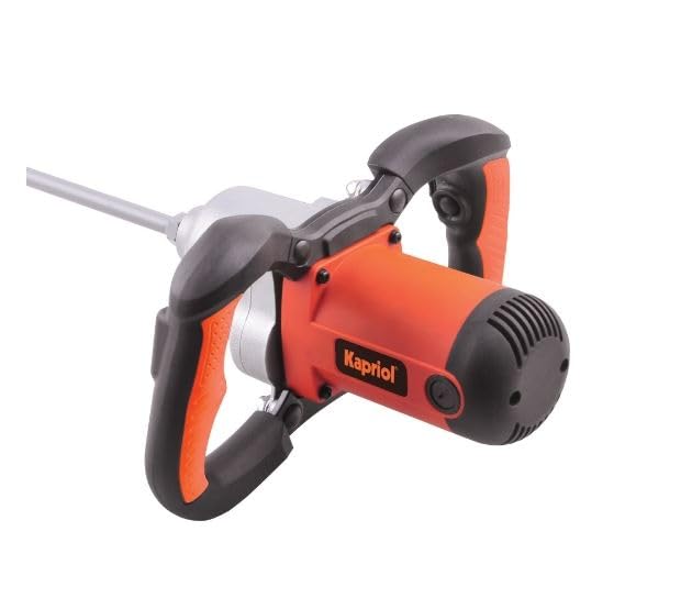 Kapriol Miscelatore Elettrico KME 1600, 1600W, con Palette Mescolatrici, per Miscelare Cemento e Malte