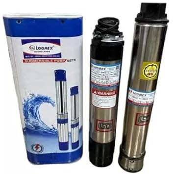 Loomex 1.5 HP Oil Filled Submersible Pump 15 Stage For Home Use Submersible Water Pump (1.5 hp)