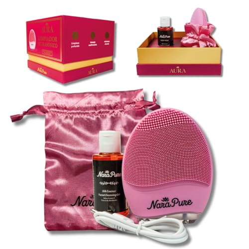 Narapure® Aura – Limpiador Facial Eléctrico de...