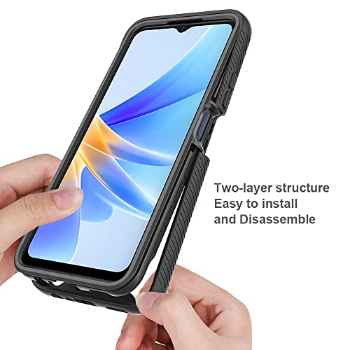 Kukoufey XK-OPPO A17-BLACK Case For Oppo A17 Case Cover,Anti-Fall And Shock-Absorbing Protective Cover Case thumb #2