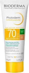 BIODERMA Protetor Solar Facial Photoderm Antioleosidade FPS70 Cor 3 Médio 40g