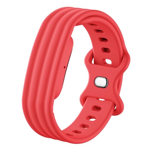 Image of Soft Silicone Strap Compatible with Google Fitbit Air, Sport Replacement Band, Adjustable Breathable Wristband for Workout, Running & Daily Wear