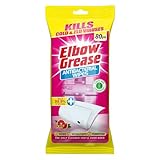Elbow Grease Antibacterial Wipes | Kills Cold & Flu Viruses (Kills 99.9% of Bacteria) - Grapefruit (80 pack)