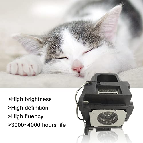 Boryli Elplp57 / V13H010L57 Replacement Lamp Compatible For Projector Epson Brightlink 450Wi 455Wi Epson Powerlite 450W/460 Epson Eb-440W Eb-450W Eb-450Wi Eb-455Wi Eb-460 Eb-460I Eb-465I #TOP2