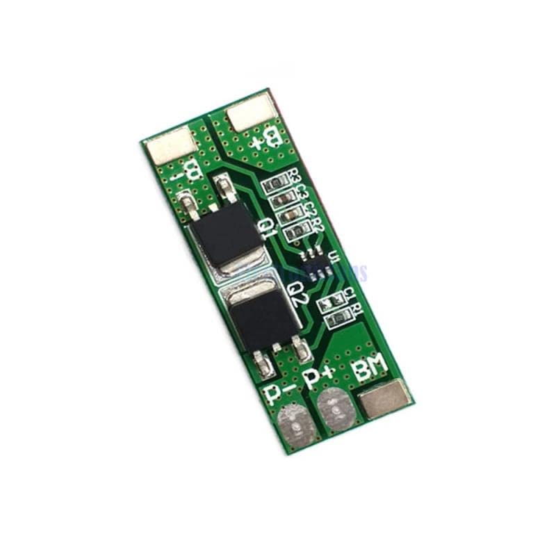 SANEC BMS 2S 8A li-ion 6.4V 8.4V Yeşil Vida Konnektörlü 8 amps 2 pol 41mm 3.5mm