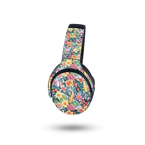 Image of MightySkins Carbon Fiber Skin Compatible with Skullcandy Crusher ANC 2 - Koi Pond | Protective, Durable Textured Carbon Fiber Finish | Easy to Apply, Remove, and Change Styles
