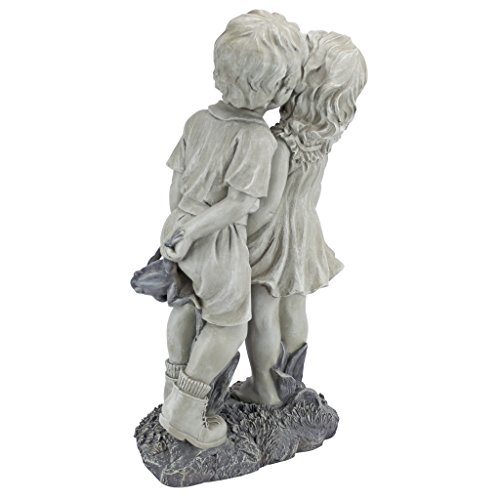 image for Design Toscano NG30739 Young Sweethearts Kissing Children Outdoor Gard