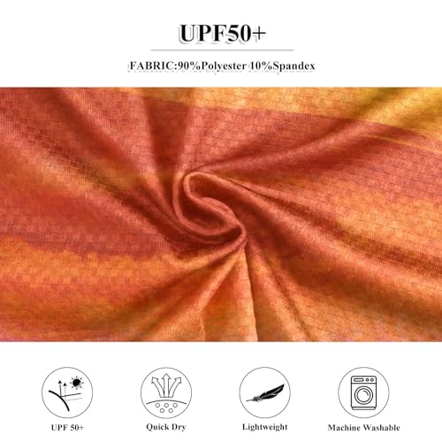 Aflyko Women Rash Guard Shirts Rainbow Watercolor UV Sun Protection UPF 50+ XS-XL3