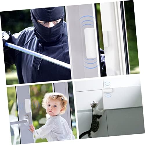 NUOBESTY WLAN kapı pencere sensörü, ev için, kablosuz manyetik sensör, Abs uzaktan kumanda, uygulama ile kapı ve pencere giriş uyarısı, kapı, pencere, çekmece ile uyumlu - Görsel 3