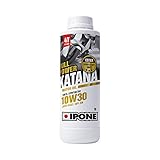 Para carretera. Ipone Aceite para Motor de 4 Tiempos Full Power Katana, Alto Rendimiento, para Carretera, 10W30