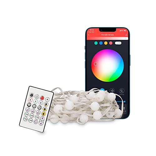 Smartled Tiras Led Burbujas Colores Rgb 10M Control Remoto Ksix