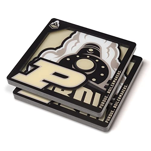 Image of YouTheFan NCAA NCAA 3D Logo Series Coasters