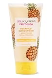 SpaScriptions Fruit Glow Pineapple + Glycolic Acid Brightening Facial Cleanser With Vitamins A, C & E 5 Fl Oz