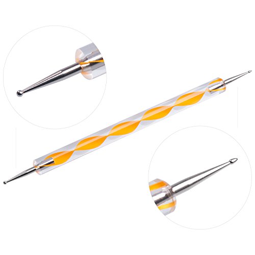 10Pcs Dotting Tools Set For Nail Art, Embossing Stylus For Painting #TOP3