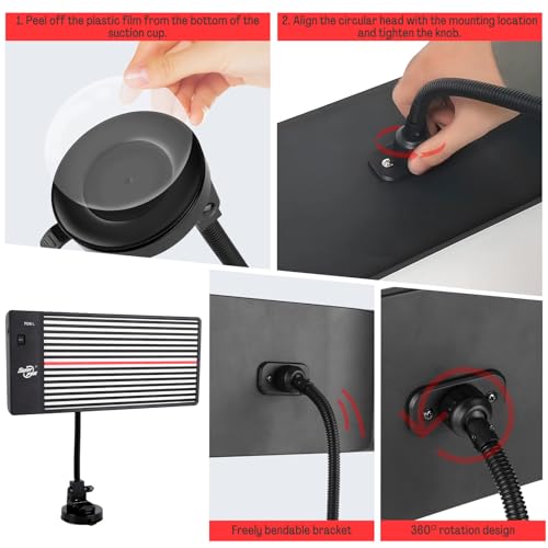 Image of Dent Puller PDR Light Wireless LED Dent Line Board Reflector, USB Rechargeable & Battery Powered, PDR Tools for Car Dent Repair and Paintless Dent Removal (Battery not Included)