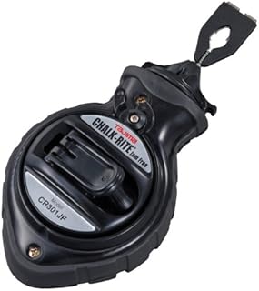 TAJIMA Chalk Box - Chalk-Rite Jam Free Snap-Line with Extra Bold 1mm Line & Five Gear Quick Retrieval - CR301JF,Black