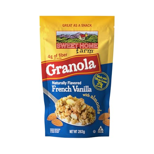Sweet Home Farm French Vanilla with Almonds Granola 283g