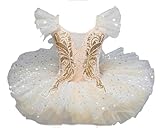 tutu balloon OCCASIONI APPLICABILI: è un dolce abito da ballo, body con gonna, gonna tutù da balletto, costume da balletto del lago dei cigni, abbigliamento da ballo da sala.Può anche essere un abito da principessa per matrimoni, cocktail, feste di compleanno.lo adorerà sicuramente.