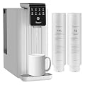 Reverse Osmosis Water Filter Countertop : 6-Stage Reverse Osmosis System with UV TDS Monitor 3:1 Pure to Drain Darlingcare Water Purifier for Kitchen Office Home (Ivory White)