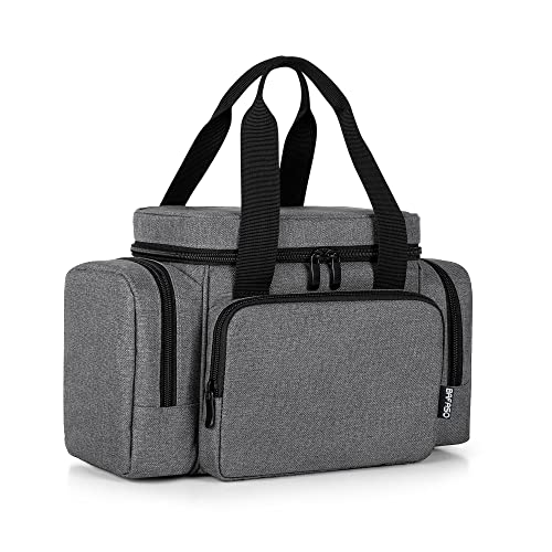 Image of BAFASO Insulated Wearable Breast Pump Bag (with a Waterproof Pad) Compatible with Momcozy S12 Pro, Momcozy M5 and Elvie, Wearable Breast Pump Carrying Case, Gray