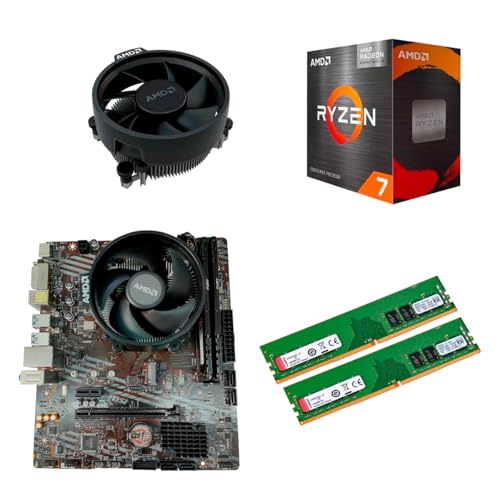 KIT PC AMD Ryzen 7 5700G, 16GB de RAM (2X8GB), Placa mãe B550M AORUS, com VEGA 8