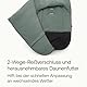 Bugaboo Performance Winter Fußsack für die kalte Jahreszeit, unverzichtbares Kinderwagen-Zubehör mit Kapuze und Zwei-Wege-Reißverschluss, Fußwärmer in Pine Green