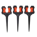 3PCS Garden Hose Guide Stake, Water Pipe Positioning Holder Roller, ABS Hose Guard, Lightweight and Portable for Garden Lawns, Landscape Watering, Agricultural Irrigation