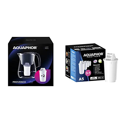 AQUAPHOR Provence Wasserfilter-Kanne mit 2 A5 Filtern