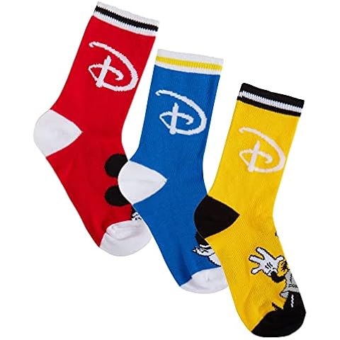 Disney Boys Socks Pack of 3 Red EU 31-34 Cover