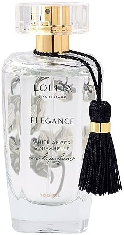 LOLLIA Elegance Eau de Parfum, 3.4 oz, Amber & Mirabelle Perfume for Women
