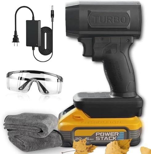 Upgraded Storm Industries Jet Blower - 140,000 RPM, 200 MPH Powerful Outdoor Dryer for Cars, Patios, Lawns, and More