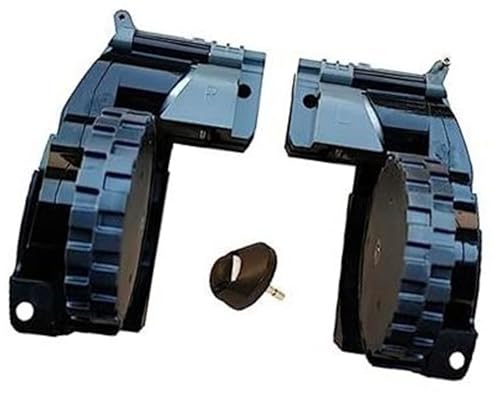 MUEOSI Módulo de Rueda for aspiradora, Repuesto de Ruedas Delanteras Izquierda y Derecha for IRobot, I3+ I4+ I7+ E5 E6 Módulo de Rueda para aspiradora(Black Kit)