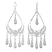 NOVICA .925 Sterling Silver Filigree Chandelier Earrings, Mystic Rain'