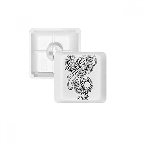 Clavier mécanique sans marquage effacé grâce aux keycaps PBT dragon Chine
