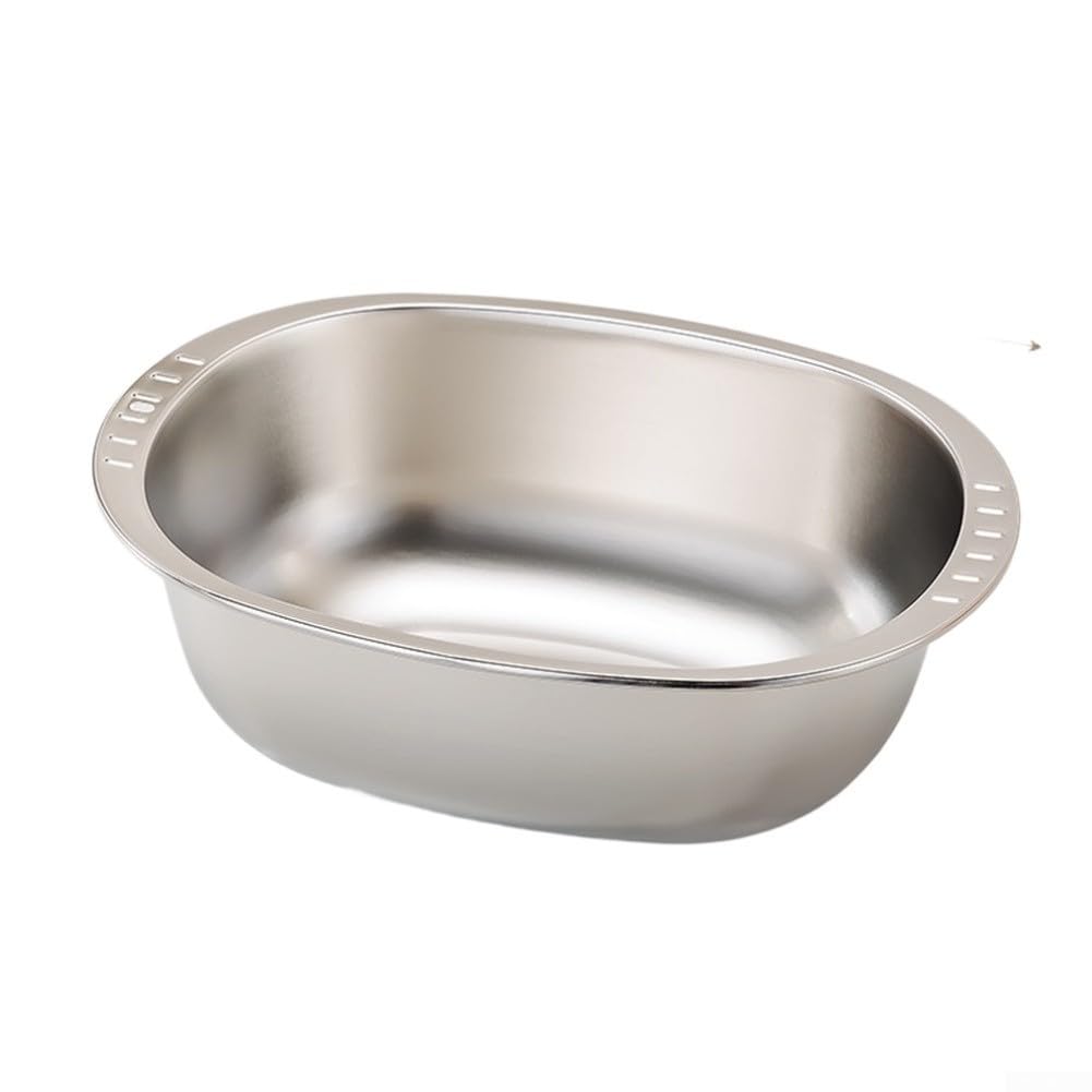 Ensemble de bols mélangeurs en acier inoxydable avec panier passoire, bac de cuisine épais pour pâtes, légumes, salades, ergonomiques pour poignées, passe au lave-vaisselle, design moderne