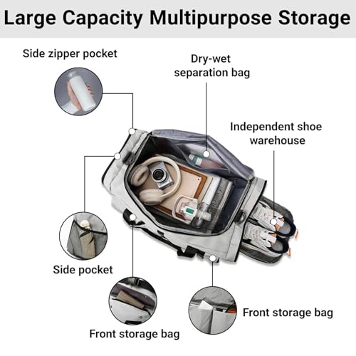 Sac de sport pour femme imperméable idéal pour fitness fitness en extérieur et weekend - 7