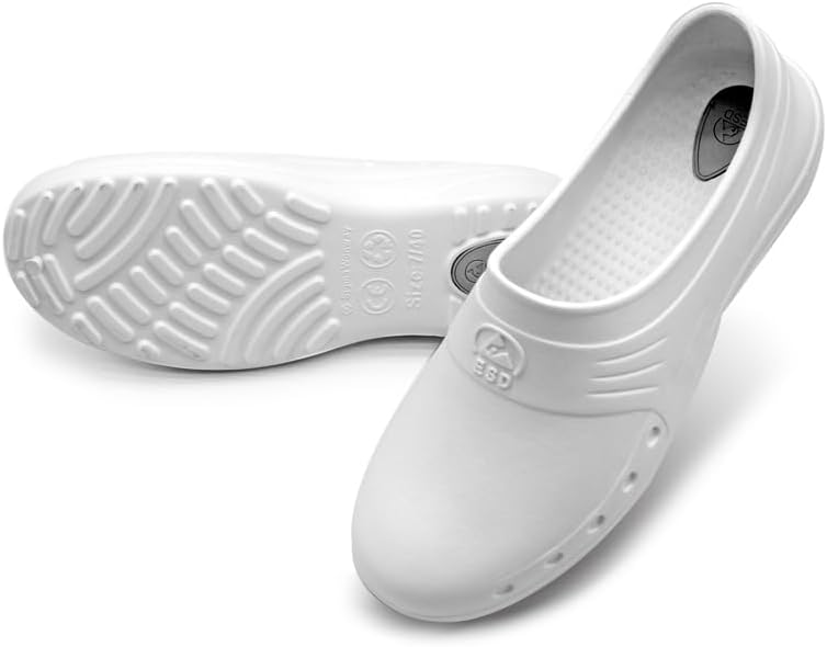 Women Slippers, Non Slip Work Shoes, Waterproof, Oil Resistant and Anti-Static, Sui... - Image 3