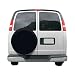 Classic Accessories 75347 Overdrive Universal Fit Spare Tire Cover, Black, Small