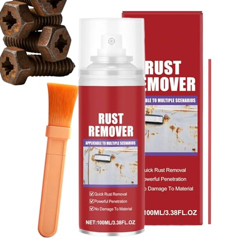 Dissolvant De Rouille Pour Métal | 100ml À Longue Durée Et Usage Polyvalent,Nettoyant Pour Surfaces Métalliques À Usage Intensif,Pour Véhicules Automobiles Camping-Cars Remorques Camions Motos