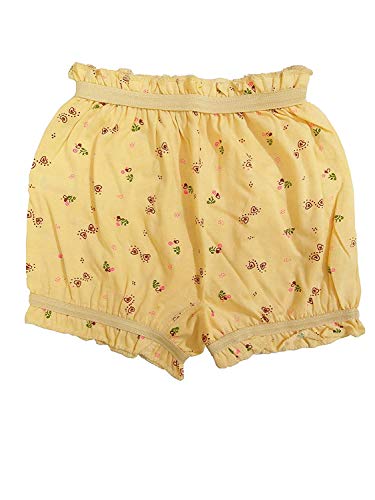 Image of Baby Girl's 100% Pure Cotton Printed Bloomers | Pack of 6 | Soft Elastic Innerwear Panties for Infants & Toddlers | Breathable & Skin Friendly Kids Underwear | Multi-Coloured