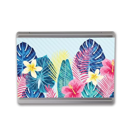 Image of MightySkins Carbon Fiber Skin Compatible with Microsoft Surface Laptop Go 3 (2023) Full Wrap Kit - Summer Vibes | Protective, Durable Textured Carbon Fiber Finish | Made in The USA