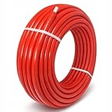 Mehrschichtverbundrohr Ø 16x2 mm – 50 m Rolle mit 6 mm roter...