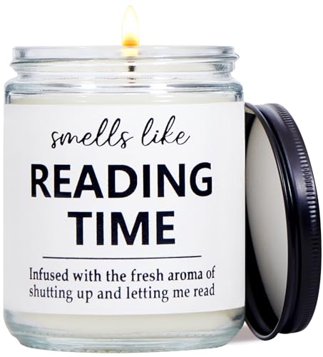 Book Lover Candle - Literary Scented Soy Candle for Readers & Bookworms - Funny Bookish Gifts for...