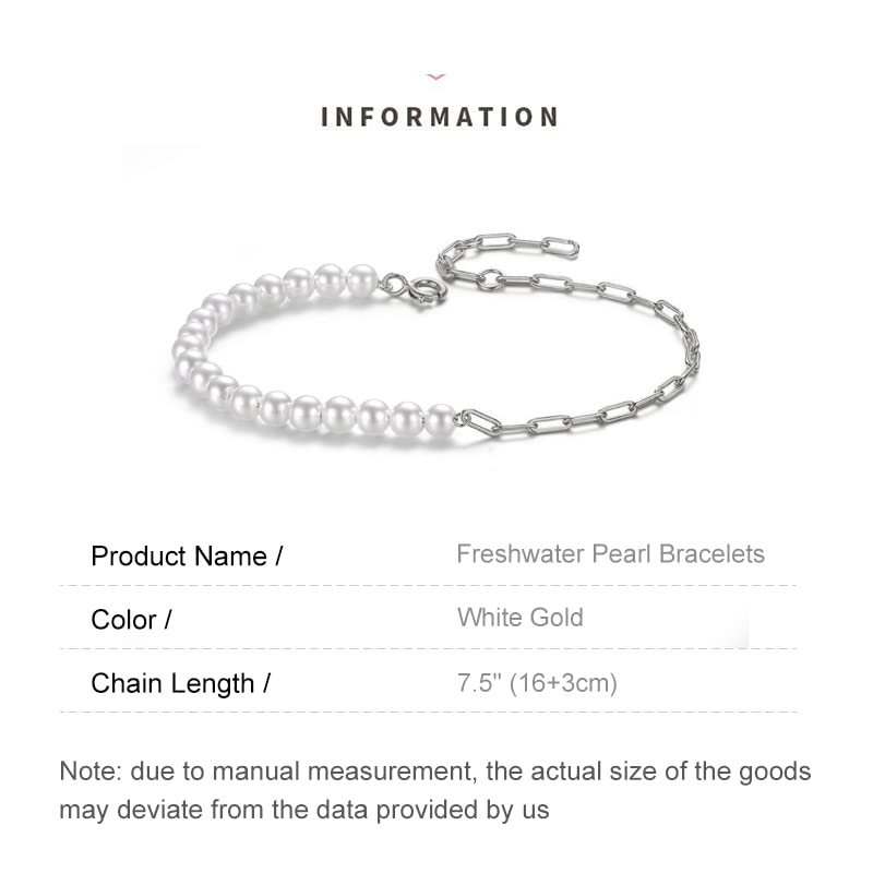 Perle de d'eau douce en or 14K finies les irritations avec ce bijou