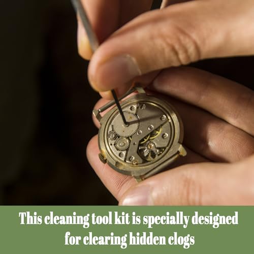 11Piece Car Maintenance Kit, Stainless Cleaning Kit & 2-in-1 Windscreen Washer Jet Tool Set, With Cleaning Needles and Brushes for Blockage Removal, Nozzle Adjustment, Auto Motorcycle Tools - Image 6