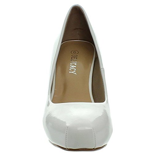 Delicacy Womens Cyndi-92 Heels Work Occasion Close Toe Pumps3