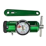 Lightning X Products O2 Mini Oxygen Regulator CGA-870 Gauge Flow Rate 0-15lpm with Wrench - Image 2