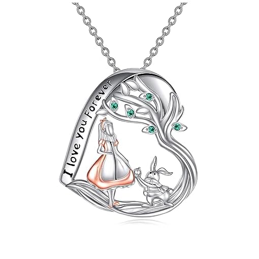 Alice in Wonderland necklace pendant